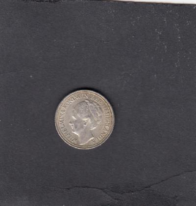 Beschrijving: 25 CENT WILHELMINA